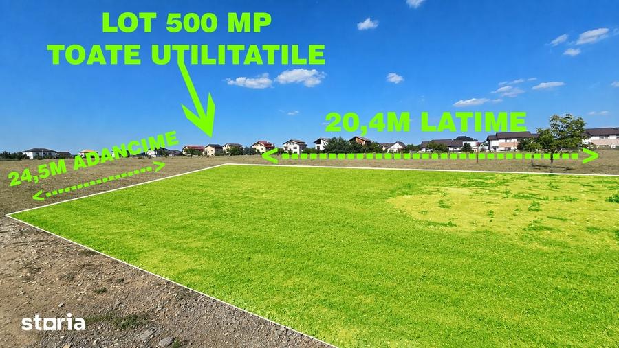 Teren de 500 mp, în Domnești