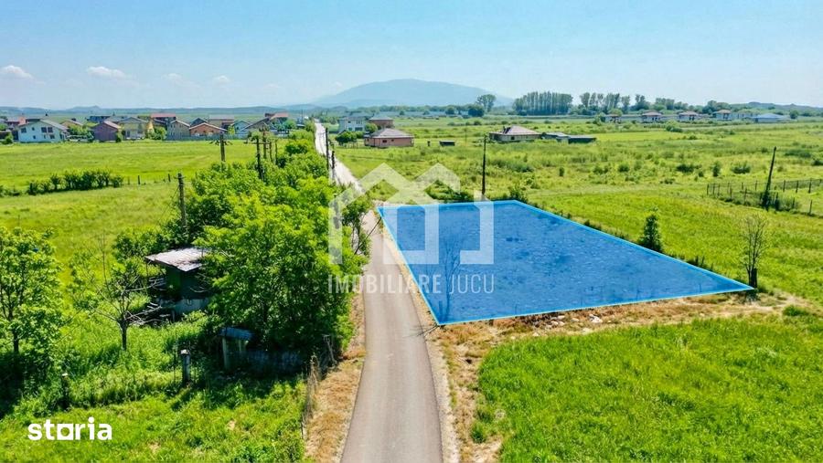 Teren de 925 mp, în Jucu