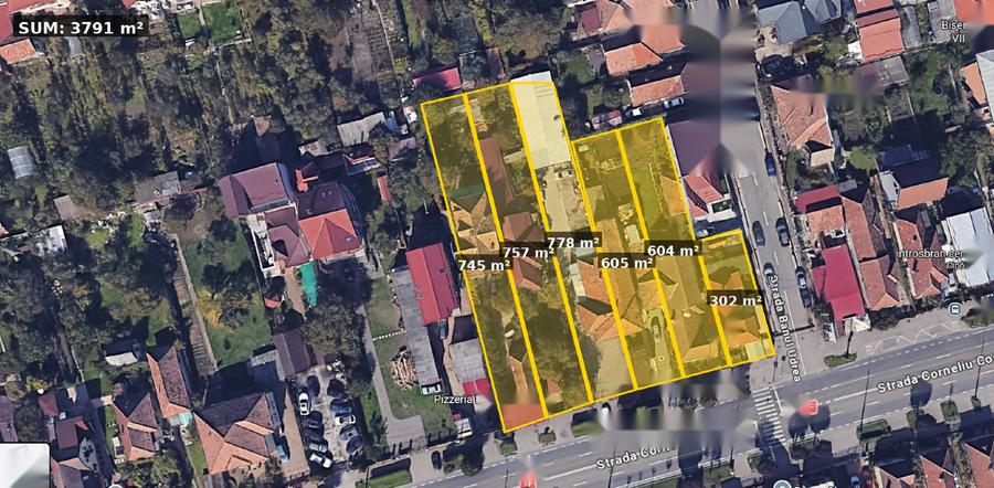 Teren Construcții intravilan de 1511 mp, în Dâmbul Rotund