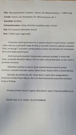 Apartament cu 2 camere în Central