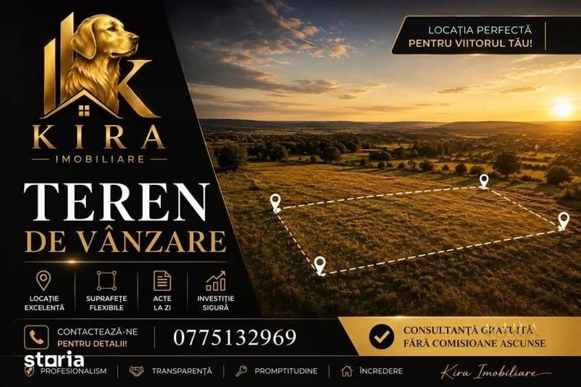 Teren de 298 mp, în Dârste