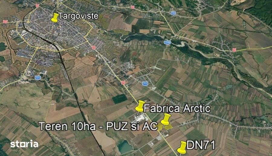 Teren industrial 10ha | Ulmi langa Arctic | PUZ-AC - 1