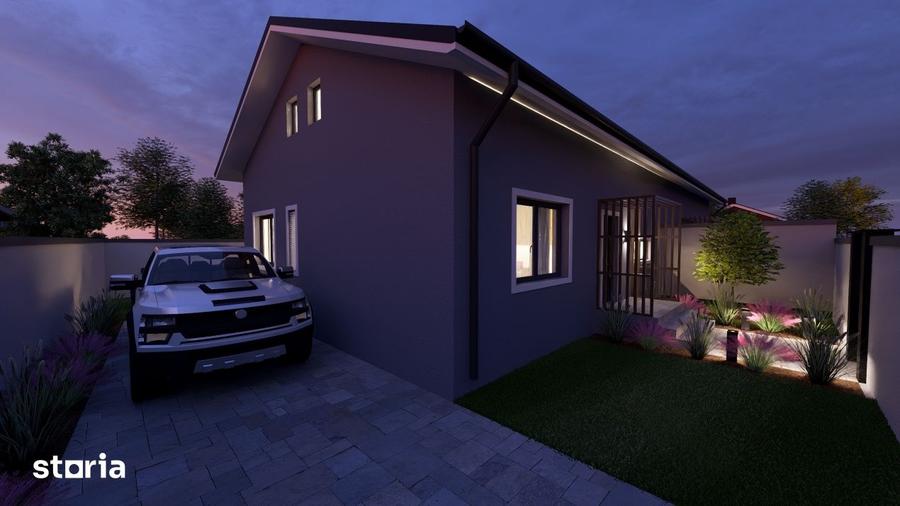 Casă cu 3 camere cu Teren 250 Mp în Sânmihaiu Român