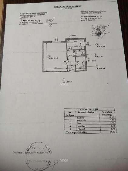 Garsonieră decomandată, mobilată în Dristor