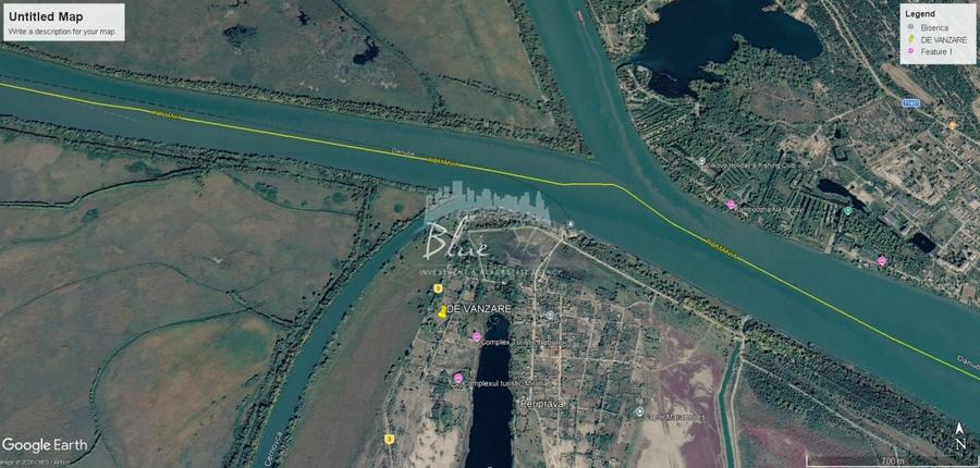 Teren Construcții intravilan de 3579 mp, în Periprava