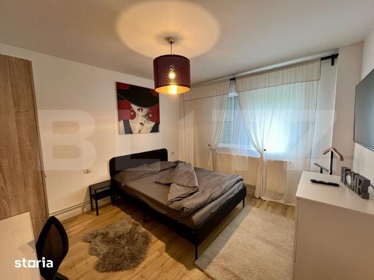 Apartament 2 camere, 58 mp, etaj 3, centrala si AC, zona 1 Mai - 2
