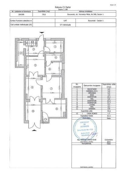 Casă cu 4 camere cu Teren 165 Mp în Gara de Nord