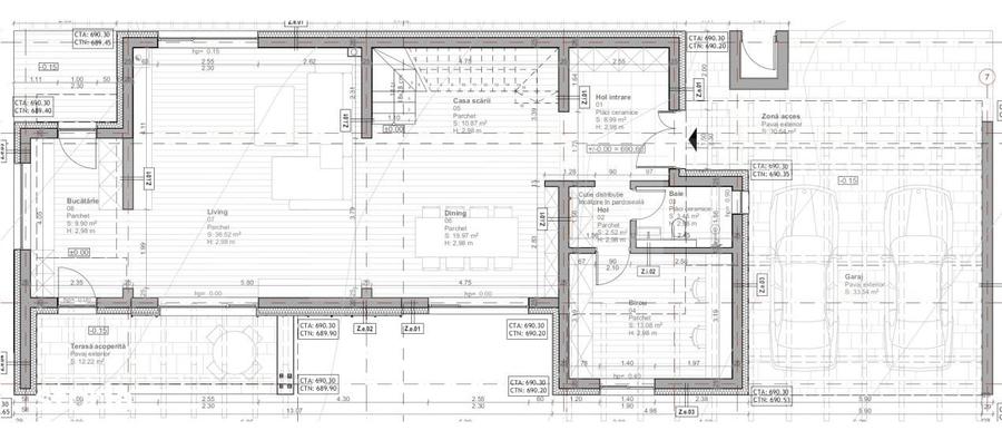 Casă cu 5 camere cu Teren 1100 Mp în Ciurila