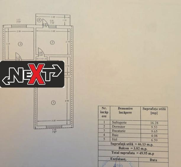 Apartament cu 2 camere în Ultracentral