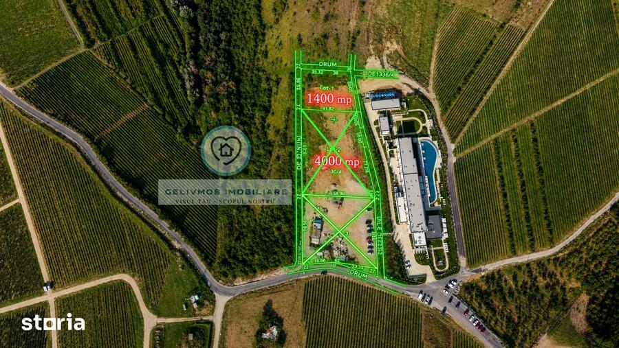 Teren de 1400 mp, în Bucov