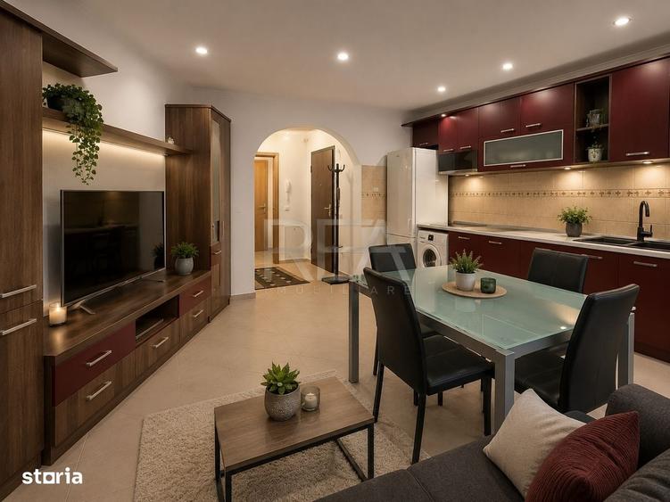 Apartament cu 3 camere semidecomandat în Aviației