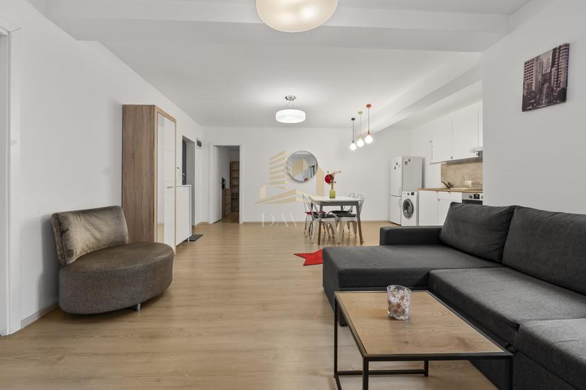 Apartament cu 2 camere semidecomandat, mobilat în Mărăști