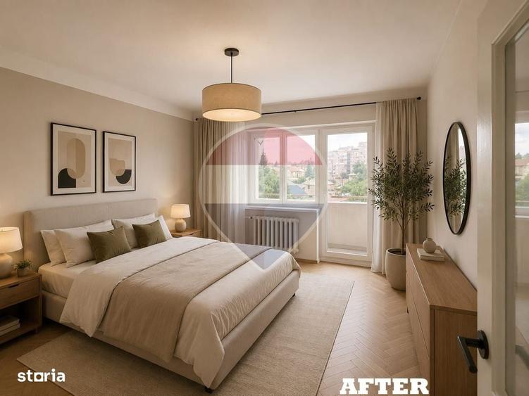 Apartament cu 3 camere decomandat în Brăilei