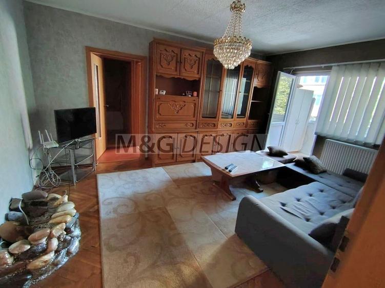 Apartament cu 2 camere semidecomandat, mobilat în Soarelui