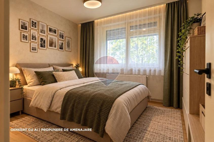 Apartament cu 3 camere semidecomandat, mobilat în Mănăștur