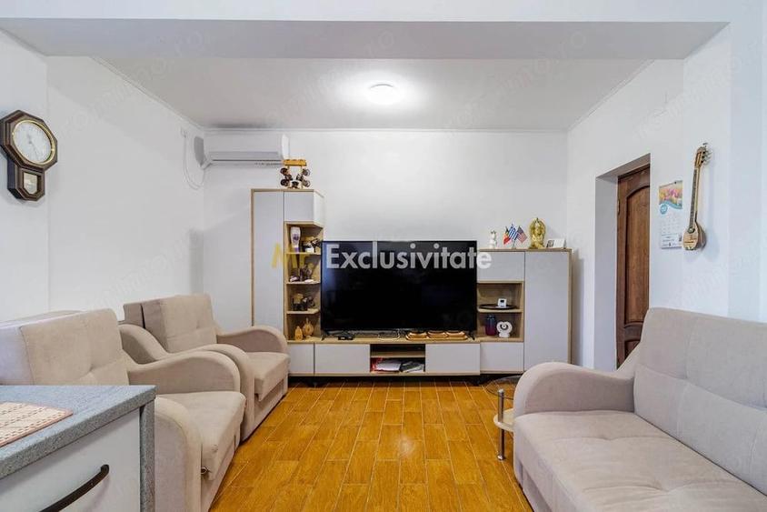 Apartament cu 3 camere semidecomandat în Adunații-Copăceni