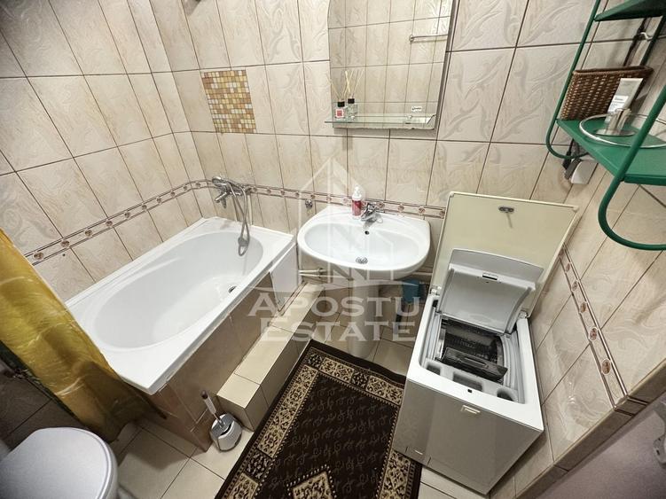 Apartament cu 2 camere decomandat, mobilat în Elisabetin
