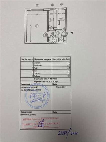 Garsonieră decomandată în Tineretului