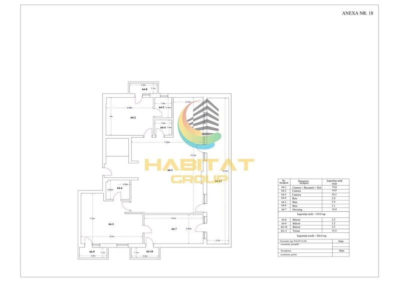 Pallady Penthouse 3 camere PREMIUM 204 mp ACTE GATA MUTARE - 4