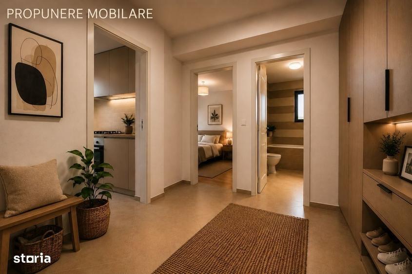 2 Camere DECOMANDAT | Mutare Imediata | Parcare INCLUSA | Pardoseala - 16