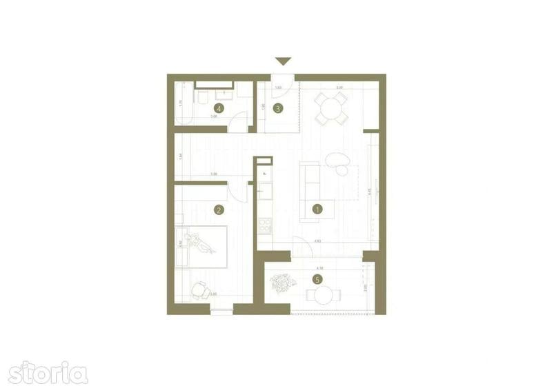 De vanzare partament 2 camere Via Universitate Arad Pre? Presale - 4