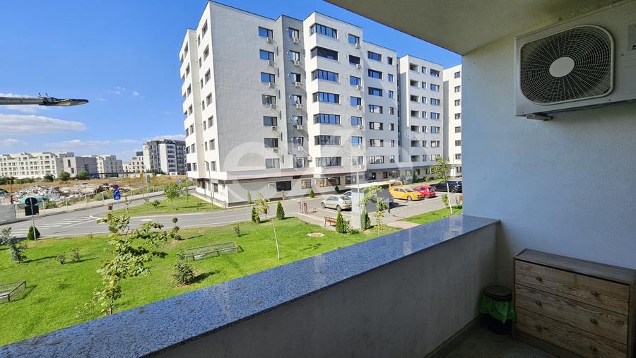 Apartament cu 2 camere semidecomandat, mobilat în Pipera