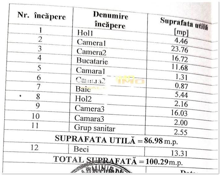 Casă individuală cu 4 camere cu Canalizare în Capitol