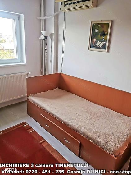 Apartament cu 3 camere, mobilat în Văcăresti
