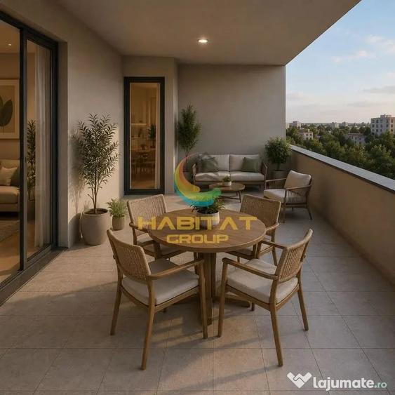 Apartament cu 3 camere decomandat în Titan