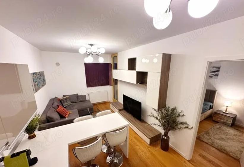 Apartament cu 2 camere semidecomandat, mobilat în Aviației