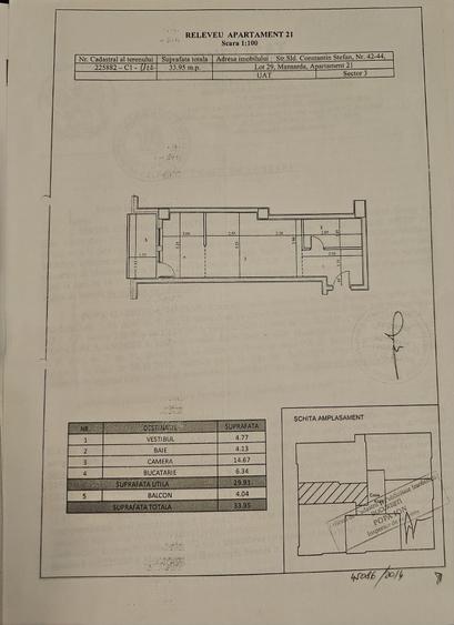 Garsonieră decomandată în Exterior Vest