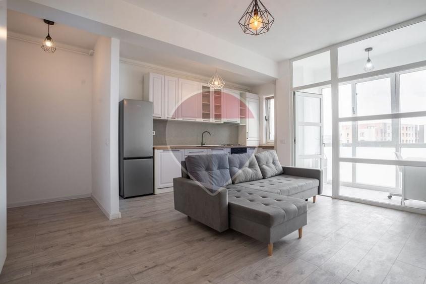 Apartament cu 2 camere semidecomandat, mobilat în Lunca Cetățuii