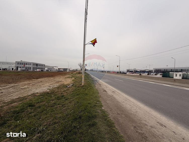 Teren 7,868mp, sensul giratoriu Aeroportul Oradea / DN E71 - 8