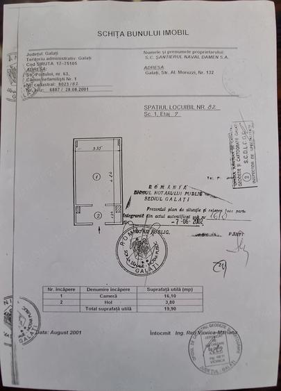 Garsonieră nedecomandată în Port