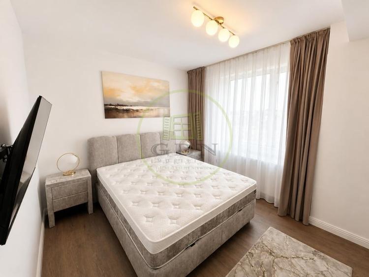 Apartament cu 2 camere semidecomandat, mobilat în Otopeni