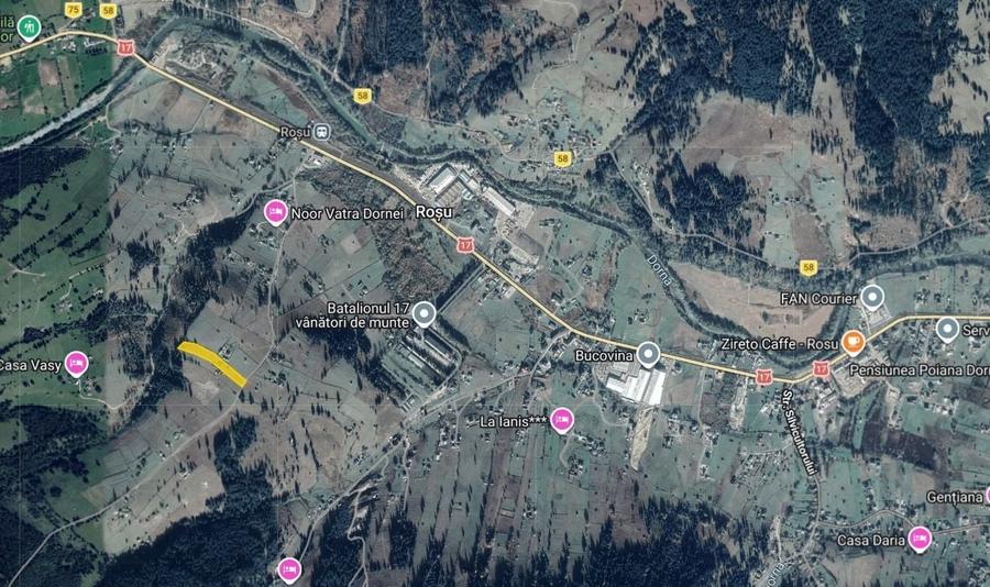 Teren agricol intravilan de 5600 mp, în Vest