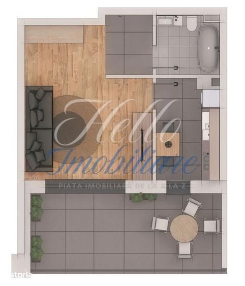 Apartament cu 3 camere în Florești