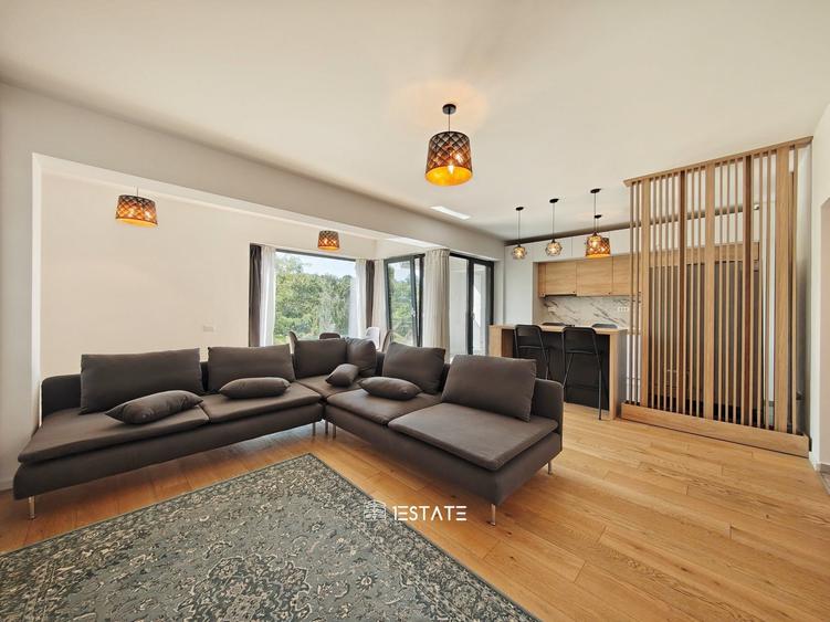 Apartament cu 3 camere decomandat, mobilat în Băneasa
