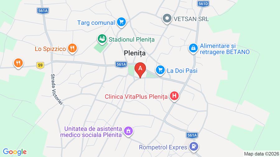 Apartament cu 2 camere decomandat în Plenița
