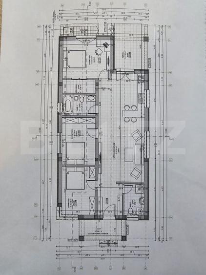 Casă individuală cu 3 camere cu Canalizare în Cetate