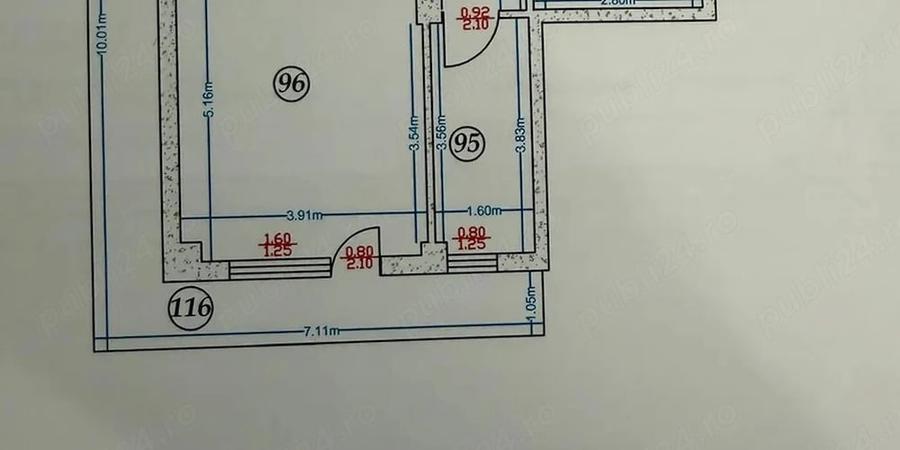 Apartament cu 2 camere decomandat în Dobroești