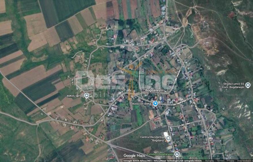 Teren Construcții intravilan de 4864 mp, în Bogdănești
