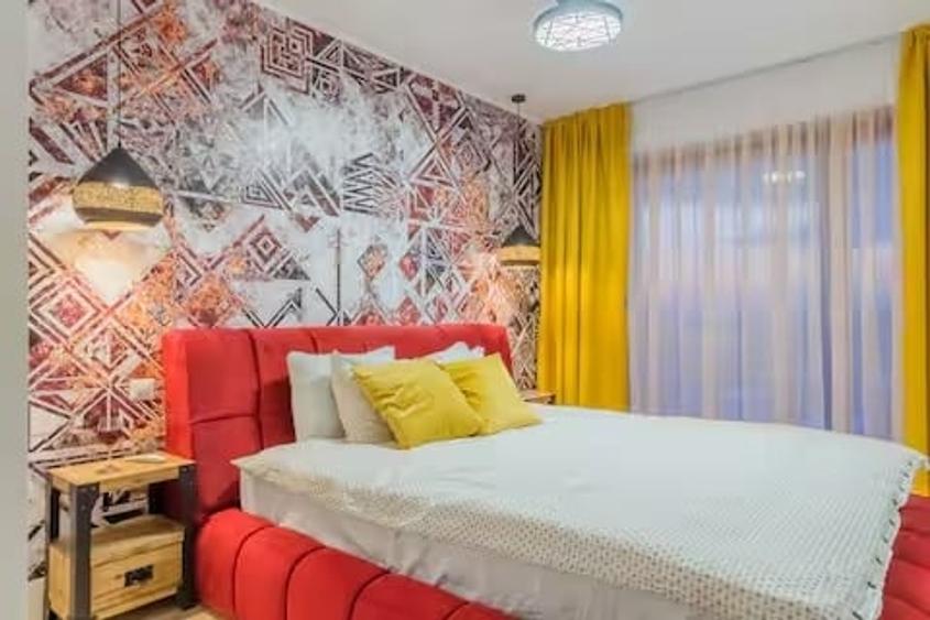 Apartament cu 2 camere semidecomandat, mobilat în Barbu Văcărescu