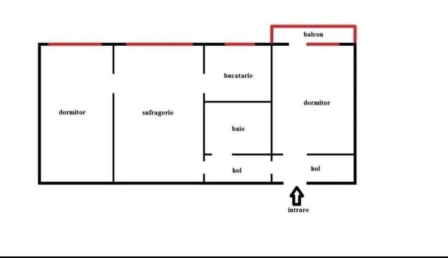 Tudor Center Ap 3 camere ! - 1