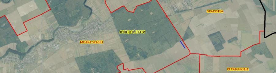 Teren agricol extravilan de 7200 mp, în Moara Vlăsiei