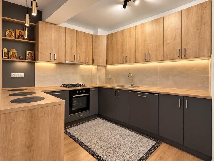 Apartament cu 2 camere semidecomandat, mobilat în Florești
