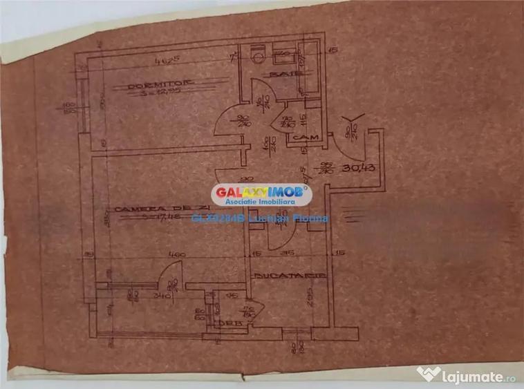 Apartament cu 2 camere decomandat în Camil Ressu