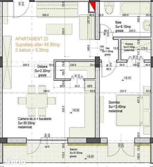 Apartament cu 2 camere în Sântandrei