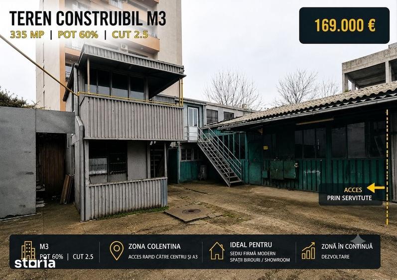 Teren de 335 mp, în Colentina