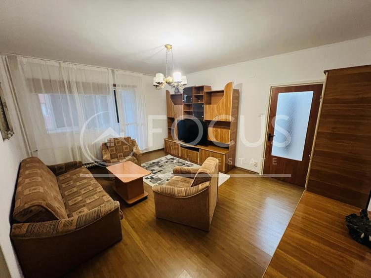 Apartament cu 2 camere semidecomandat, mobilat în Dorobanți